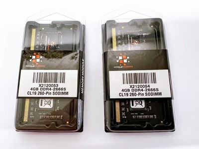 8GB (2x4GB) Arbeitsspeicher RAM für HP und DELL Laptops Ram DDR4 SODIMM 260-Pin