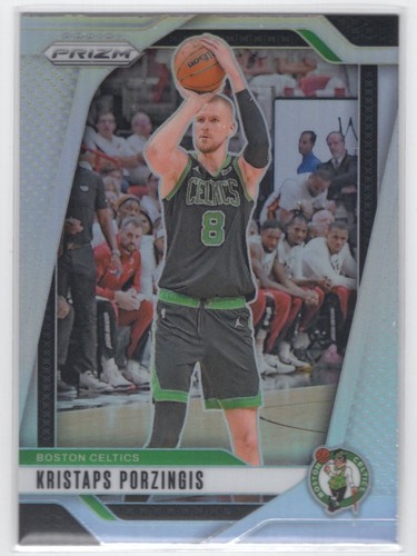 #114 2024-25 Panini Prizm Silver Kristaps Porzingis Boston Celtics