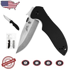Emerson CQC-K Knife, 3.25" D2 Blade, G10 Handle, Manual Open, Tactical