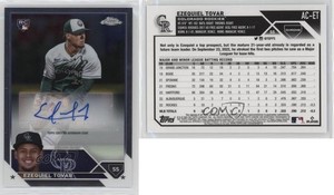 2023 Topps Chrome Update Auto Ezequiel Tovar #AC-ET Rookie Auto RC