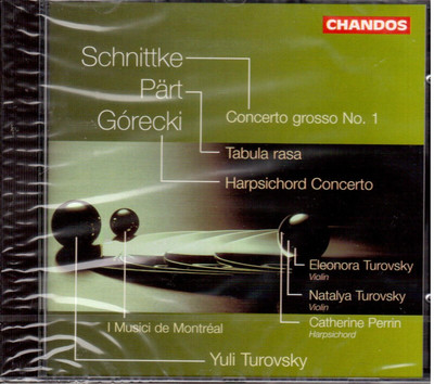 Schnittke: Concerto Grosso - Pärt: Tabula Rasa - Görecki: Concerto / Turovsky - CD