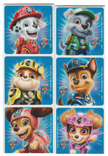 25 Paw Patrol Movie Stickers, 2.5" x 2.5" each, Party Favors