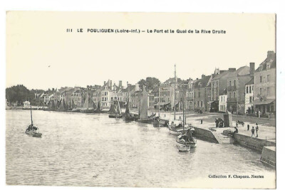 44 LE POULIGUEN LE PORT ET LE QUAI DE LA RIVE DROIT
