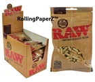 BUY ONE BAG (200 COUNT) RAW Rolling Paper SLIM CELLULOSE CIGARETTE FILTERS
