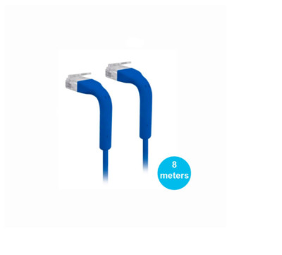 Ubiquiti UC-Patch-8M-RJ45-BL UniFi Cat6 Ethernet Patch Cable 8m Ultra-thin