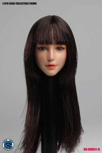 SUPER DUCK 1/6 SDH011 Asia Female Student Girl Head Carved Fit 12'' PH TBL figur - Picture 1 of 4