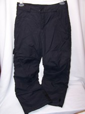 COLUMBIA SNOW Pants BLACK Snow pants Cargo Lined size 14/16