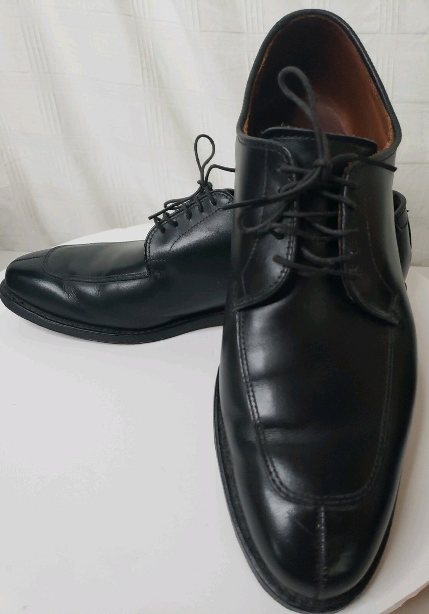 Allen Edmonds Delray Black Leather Split Toe Oxford Shoes  display picture 2