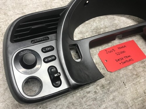 2003 HONDA S2000 AP1 OEM CLUSTER TRIM BEZEL HEATER CONTROLS SWITCH 00 01 02 03 - Picture 12 of 12