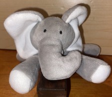 WubbaNub Elephant Pacifier Binky Soother Gray Elephant Stuffed Animal Plush 6  