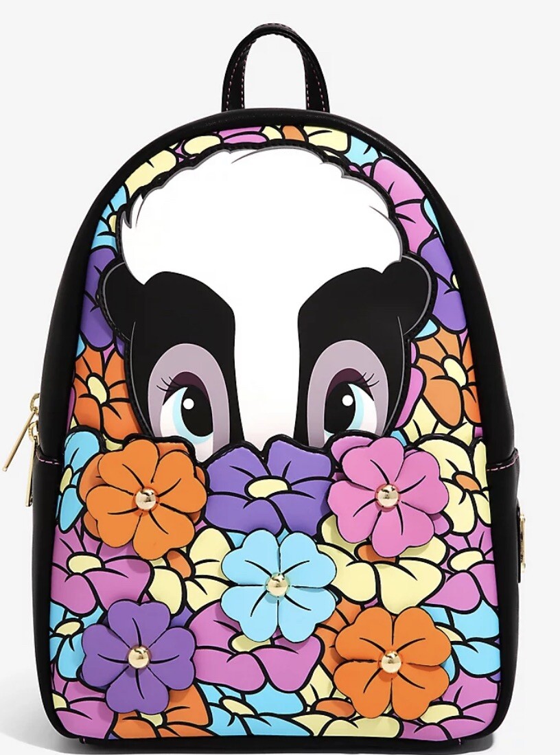 Loungefly Disney Bambi Flower in Flowers Mini Backpack NWT 