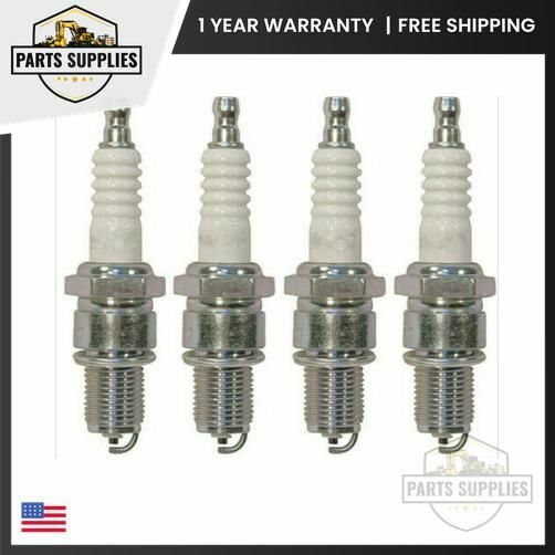 Spark Plug Kit set of 4 607462 25523G1 25523G2 25523G3 EZGO and Yamaha