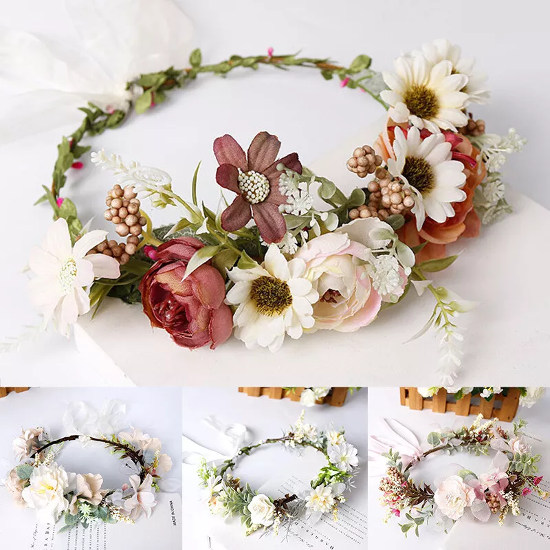 Dried Flower Crown Kit DIY Flower Crown Dried Flowers Wedding Hair  Accessory Hen Party Kit Festival Wedding 