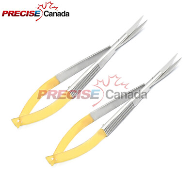 2 Pcs 4.75'' Embroidery Snip Scissors Half Gold - EZ Snip CURVED