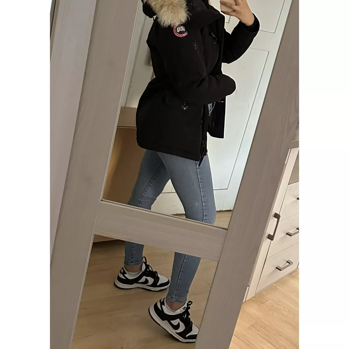 Canada goose shop damen parka schwarz