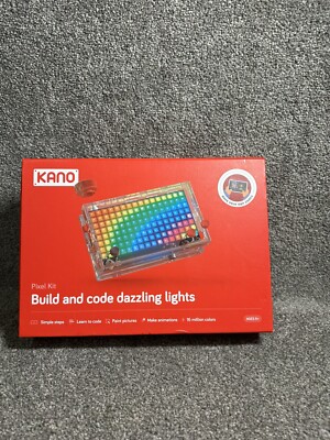 Kano 1003 Pixel Kit Learn Build Code Dazzling Lights Wireless Lightboard 128 LED