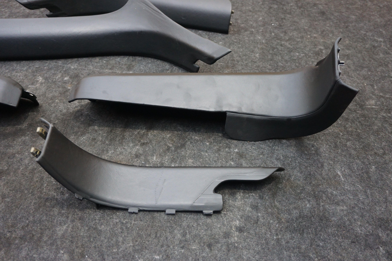 Set Front & Rear Door Sill Scuff Trim Panel w/Fuel Switch Aston Martin Rapide