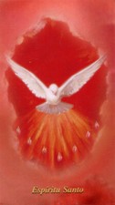 Ven, Espiritu Santo N - Laminated Holy Cards 25 CARDS
