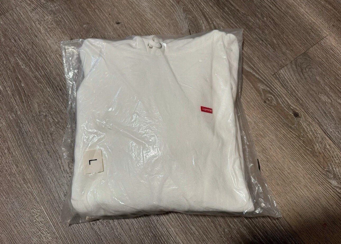 Felpa con cappuccio Supreme Small Box 'Bianco'