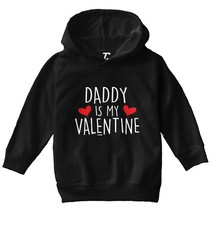 Daddy Is My Valentine - Cute Cupid Son Daughter Toddler/Youth Hoodie