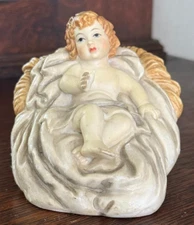 Grandeur Noel Collectors Edition Nativity Replacement Baby Jesus Manger N0073