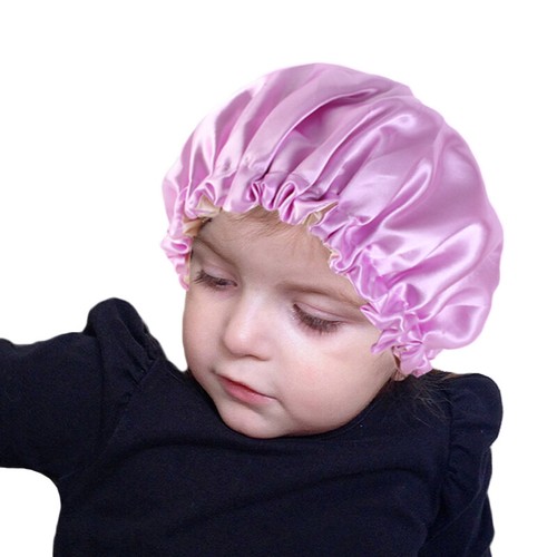 Baby Satin Bonnet Double Layer Sleep 