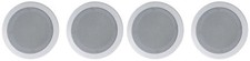 4 Rockville HC55-16 White 5.25" 300 Watt In-Ceiling Home Theater Speakers 16 Ohm