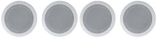 4 Rockville HC55-16 White 5.25" 300 Watt In-Ceiling Home Theater Speakers 16 Ohm