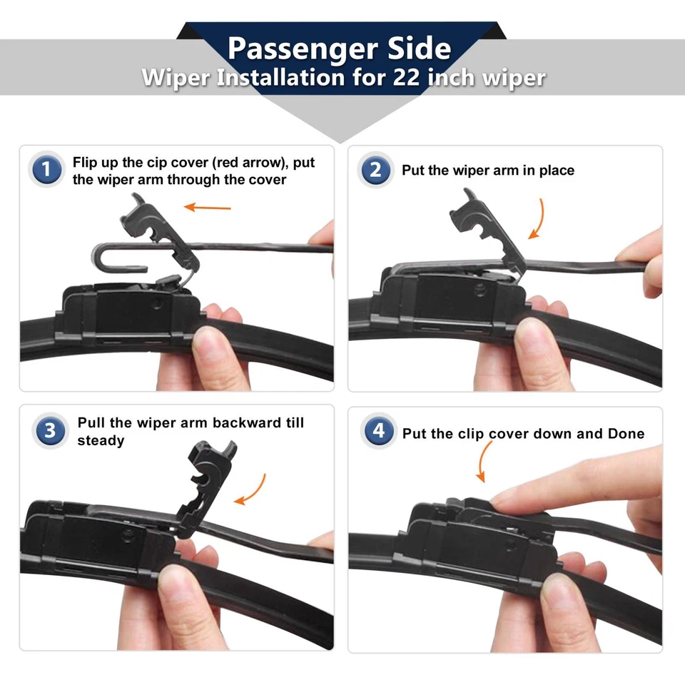 Limpiaparabrisas delantero para Subaru Tribeca 2008-2014 - 26 pulgadas + 20 pulgadas Foto 2 de 4