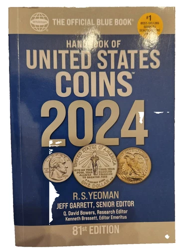 2024 The Official Blue Book Dealer Coin Prices Handbook U. S. Coins 81st Edition