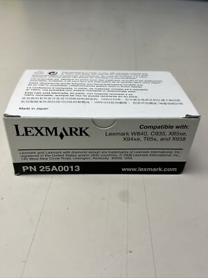 Lexmark 25A0013 Standard Staples W840 C935 X85xe X94xe T65x 15000 Staples / Box