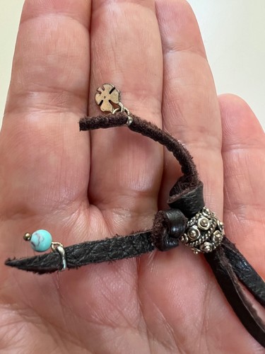 Articulated Silver Owl Necklace, Adjustable Suede Leather cord, 36 in long - Picture 2 of 11