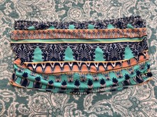 Gibson  Latimer Womens Printed Swim Bikini Bottom AQU 6DGJF92M Size XL New