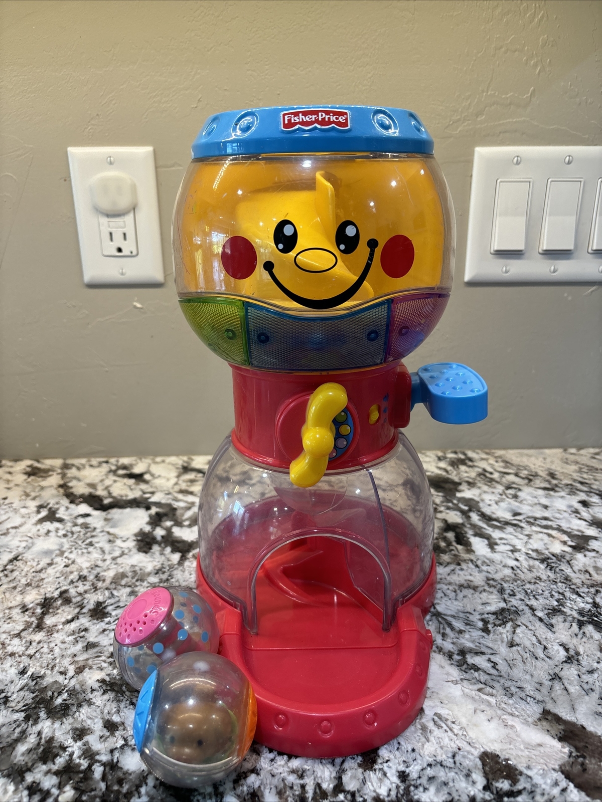 Fisher Price Roll a Rounds Swirlin Surprise Gumball Machine With