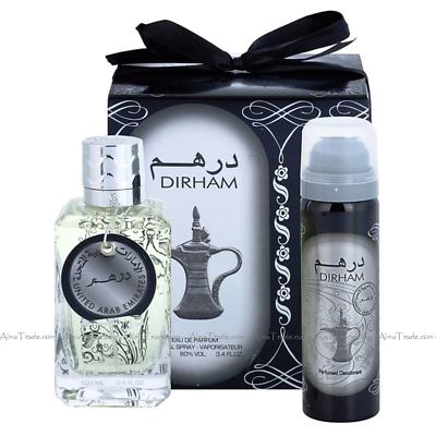 Dirham Eau De Parfum Spray 100ML (3.4 OZ) With Deodorant 50ML By Ard Al Zaafaran