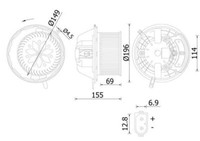 Mahle AB 219 000S InnenraumgebläSe FüR MERCEDES-BENZ