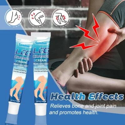 New 20g Leg Cramp Relief Ointment Calf Discomfort Muscle Spasm Cream Pain Knee