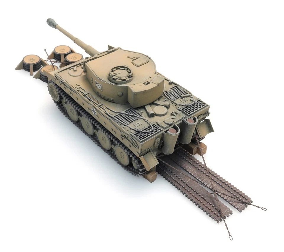 HO Roco Minitank Artitec 15th Panzer Army Tiger Tank Train Load  A1909.6870402 - Image 2 of 3