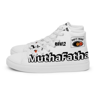 Men sneaker shoe men shoe high top canvas shoe MuthaFatha