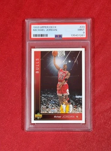 1993 Upper Deck #23 Michael Jordan Chicago Bulls NBA Card PSA 9