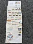 Job Lot of 48 UK GB First Day Covers & Covers FDC's 1971 - 1980 Lot #O53