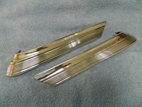 1962-63-64-65 FORD FALCON C-PILLAR TRIM/GARNISH *MINT CHROME* THUNDERBIRD ROOF