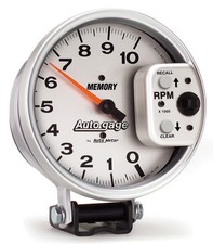 Autometer 233907 Auto Gage Tachometer 5 10k Rpm Pedestal W Peak Memory Autometer 233907 Auto Gage Tachometer 5 10k Rpm Pedestal W Peak Memory