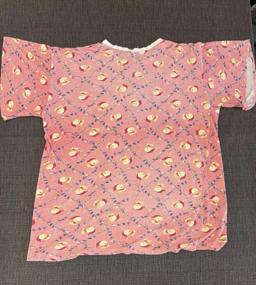 Camisa de dormir más grande del mundo de colección OSFA luces de Navidad goma pato Santa de gran tamaño Foto 2 de 4