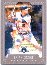 2017 Panini Diamond Kings #73 Brian Dozier Framed Grey Parallel