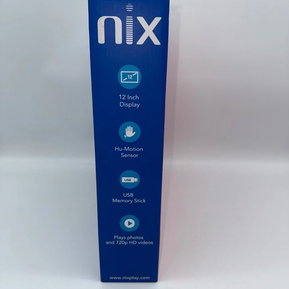 NIX X12D 12 Inch Digital Photo Frame with Hu Motion Sensor USB Memory Stick - Image 3 of 4