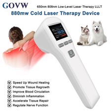 880mW Medical Cold Laser Therapy for Neck Back Spinal Pain Relief 650nm 808nm
