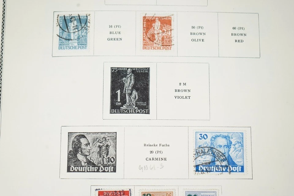 GERMANY 1940s-1980s COLLECTION OF 625+ STAMPS MINT & USED IN SCOTT ALBUM - Image 4 of 4