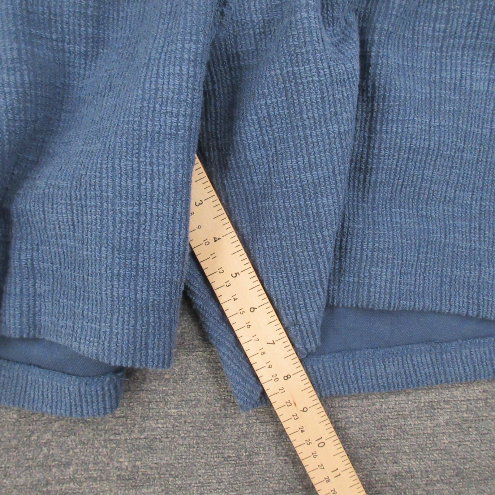 Scotch & Soda Shorts Adult Large Casual Beach Texture Slub Drawstring Blue