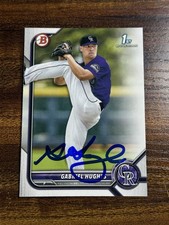 2022 Bowman Draft - Gabriel Hughes #BD-151 (RC) IP Auto GTP